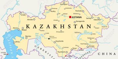 Térkép astana, Kazahsztán