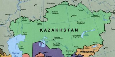 Térkép almaty, Kazahsztán